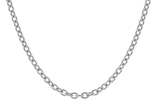 E282-88581: CABLE CHAIN (18", 1.3MM, 14KT, LOBSTER CLASP)