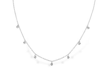 G282-83172: NECKLACE .12 TW (18")