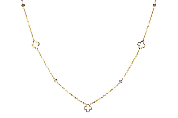 G283-74963: NECKLACE .20 TW (18")