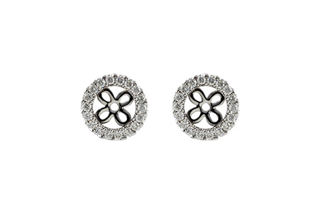 H196-49472: EARRING JACKETS .24 TW (FOR 0.75-1.00 CT TW STUDS)