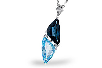 A283-74963: NECK 6.87 BLUE TOPAZ 6.97 TGW