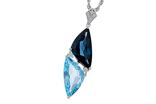 A283-74963: NECK 6.87 BLUE TOPAZ 6.97 TGW