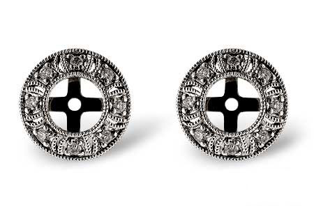 B009-26745: EARRING JACKETS .12 TW (FOR 0.50-1.00 CT TW STUDS)