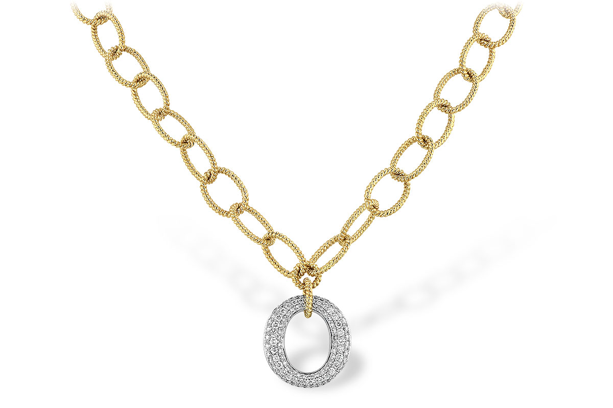 B199-19490: NECKLACE 1.02 TW (17 INCHES)