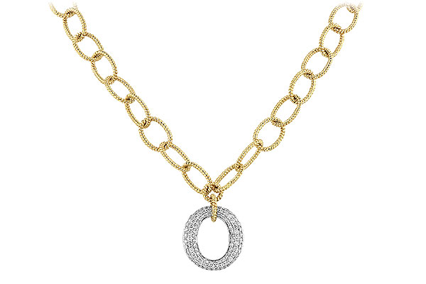 B199-19490: NECKLACE 1.02 TW (17 INCHES)