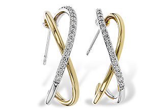 B283-74990: EARRINGS .50 TW