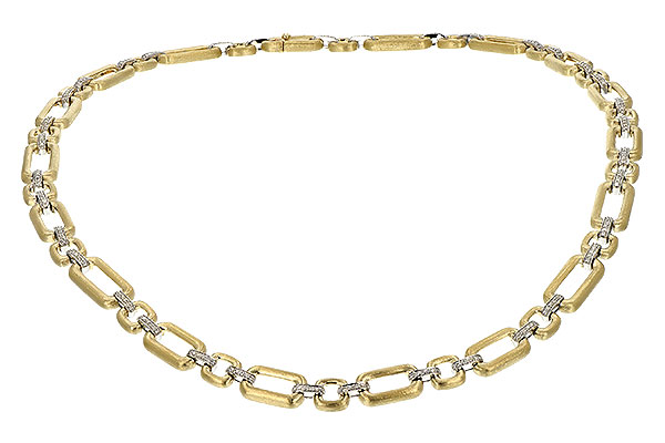 C198-31290: NECKLACE .80 TW (17 INCHES)