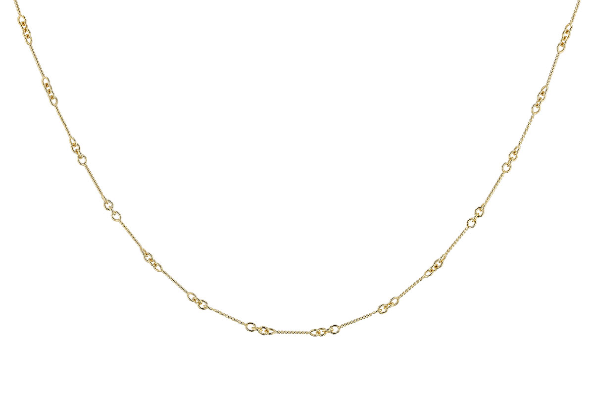 C282-87708: TWIST CHAIN (22IN, 0.8MM, 14KT, LOBSTER CLASP)