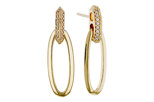 C283-76736: EARRINGS .15 TW