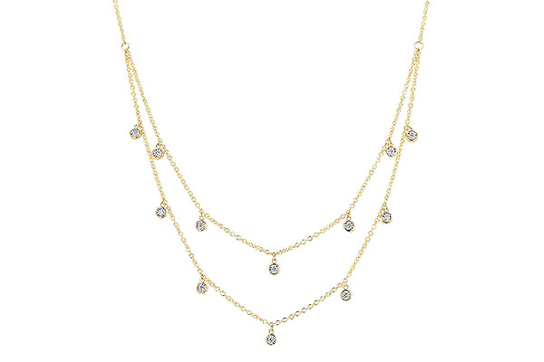 D282-83172: NECKLACE .22 TW (18 INCHES)