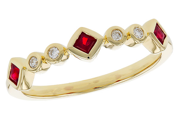 D283-76808: LDS WED RG .22 RUBY .27 TGW