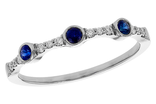 F283-75863: LDS WED RG .16 SAPPHIRE .25 TGW