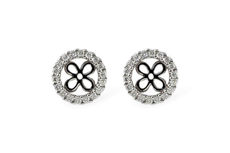 G196-49481: EARRING JACKETS .30 TW (FOR 1.50-2.00 CT TW STUDS)