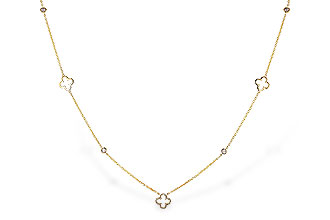 G283-74963: NECKLACE .20 TW (18")