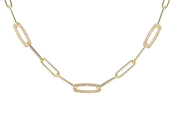 H282-82272: NECKLACE .75 TW (17 INCHES)