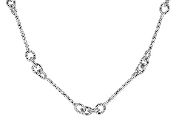 H283-73108: TWIST CHAIN (16IN, 0.8MM, 14KT, LOBSTER CLASP)