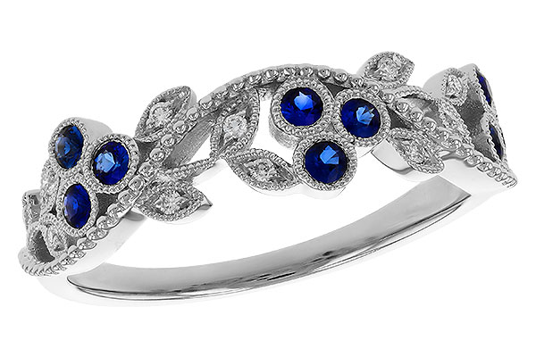 H283-81281: LDS WED RG .23 SAPPHIRE .29 TGW