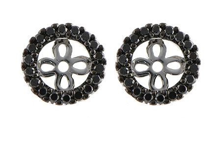 K197-37653: EARRING JACKETS .25 TW (FOR 0.75-1.00 CT TW STUDS)