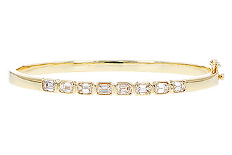 L282-84962: BANGLE 2.00 TW EMERALD CUTS