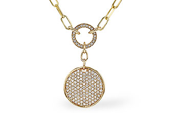 L283-74935: NECKLACE .92 TW (17")